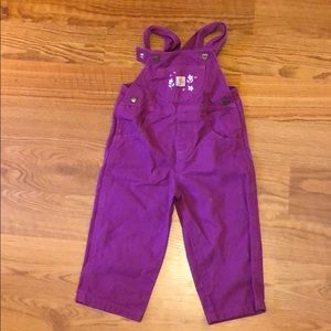 Purple Overalls